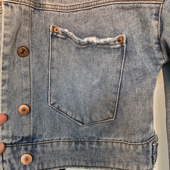 Forever 21 Crop Jean Jacket - Picture 3 of 4